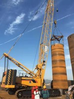 Nouvelle grue sur chenilles XGC100T 100 tonnes avec pompe à moteur pour levage lourd et travaux de construction de grande capacité