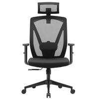 Chaise de direction de qualité supérieure B30 Promotion, chaise ergonomique avec support, réglable en hauteur, chaise en maille ergonomique à dossier haut, chaise de bureau en maille