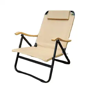 OnwaySports יוקרה קל משקל אלומיניום כיסא כורסה מתקפל עבור טיולי קמפינג דיג לשימוש בפארק פיקניק חיצוני