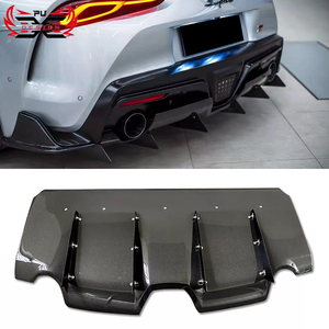 กันชนคาร์บอนไฟเบอร์แผ่นกระจายแสงด้านหลังสำหรับ Toyota Supra A90 A91 MK5สไตล์ VRS อุปกรณ์ตกแต่งรถยนต์ - Product Image 1