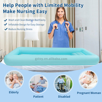 Baignoire gonflable médicale pliable en plastique pour personnes handicapées