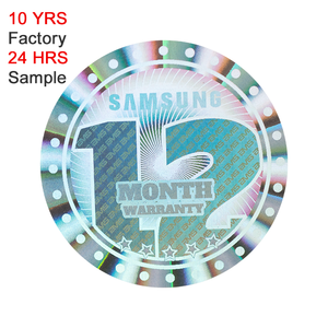 Nhà Máy mẫu miễn phí chống hàng giả tùy chỉnh <span class=keywords><strong>3D</strong></span> ba chiều tính xác thực bảo hành An ninh con dấu nhãn ba chiều logo Sticker - Product Image 2