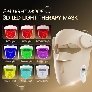 2025 mới không dây 3D LCD từ xa Nir Laser 1070nm làm sạch sâu vẻ đẹp chống lão hóa chăm sóc mặt liệu pháp ánh sáng đỏ dẫn mặt nạ - Product Image 3