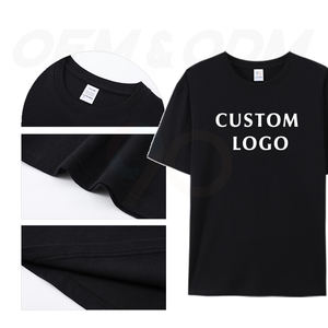 High Quality Custom Your Brand Logo 100% Cotton O-Neck T <b>Shirt</b> Blank <b>Men</b> Tshirt Plain Casual <b>Shirt</b> for <b>Men</b> Print Logo - Product Image 4