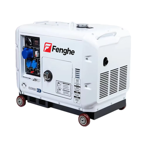 Groupe électrogène diesel monophasé 8 kW 12,5 kW 50/60 Hz 3600 tr/min, type silencieux, démarrage automatique, télécommande, ATS, 220 V 110 V 240 V FH <span class=keywords><strong>MDG</strong></span> - Product Image 1
