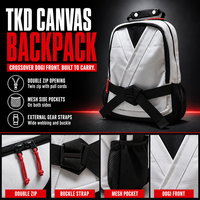 Sac de sport imperméable grande capacité pour arts martiaux, sac à dos durable pour entraînement de Taekwondo, Karaté, MMA
