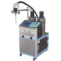 Machine de distribution automatique de colle AB à deux composants avec dosage proportionnel et bras robotisé