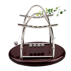 Decoración de mesa de escritorio, Bola de péndulo de Metal, ciencia física - Product Image 1