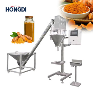 เครื่องบรรจุผงแบบกึ่งอัตโนมัติ สแตนเลส พร้อมระบบห่อและบรรจุ สำหรับแป้ง เครื่องเทศ กาแฟ สารเคมี บรรจุขวด ปลอดภัยสูง - Product Image 2