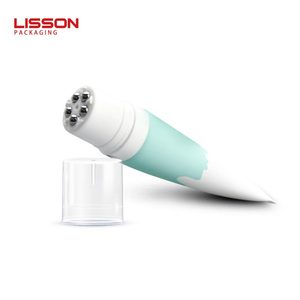 <span class=keywords><strong>Tube</strong></span> Krim Pijat Plastik, <span class=keywords><strong>Tube</strong></span> Lotion Pijat Tubuh, <span class=keywords><strong>Tube</strong></span> Kemasan Kosmetik dengan Aplikator 5 Bola Roller - Product Image 2