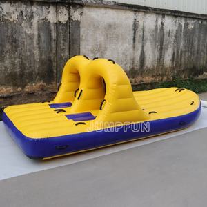 4 personnes Sports nautiques Ski nautique gonflable 2020 hotest Adultes air gonflés tube remorquable volant sur l'eau - Product Image 4