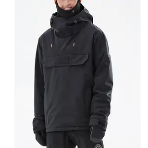 Veste de neige imperméable à capuche pour homme et femme, vêtement de ski personnalisé, imperméable, coupe-vent, sport de plein air, escalade, hiver