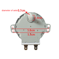 Motor Síncrono de 220V-240V 4W 50HZ para Horno Microondas TYJ50-8A7, Especialmente Diseñado para Galanz
