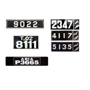 Placas de matrícula de las Maldivas Placas de matrícula de aluminio de coche de sublimación en blanco en relieve personalizadas - Product Image 2