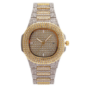 Vendita calda nuovo orologio al quarzo da donna di moda cinturino in lega con quadrante diamantato con <span class=keywords><strong>calendario</strong></span> da donna d'affari - Product Image 5