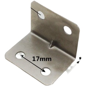 Stainless Steel Angle <b>Brackets</b> L Shaped 90 Degree Corner Brace Right Angle Connector Support For <b>Wood</b> Furniture Cabinet <b>Shelf</b> - Product Image 2