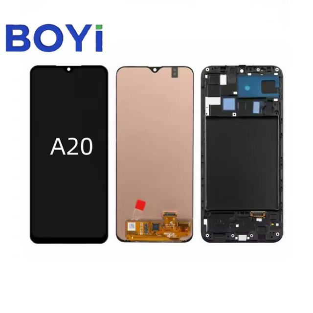 Factory Original A20 for Samsung INCELL OLED Screen for Mobile Phone LCD Replacement for A30 A32 A22 A24 Pantalla OEM Frame