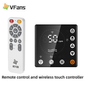 VFans 6 aspas 2M DC Motor HVLS ventilador elegante patrón de madera aspas ventilador de refrigeración para cafetería escuela Hotel sala de estar - Product Image 2