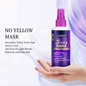 Spray Acondicionador Morado Sin Enjuague <span class=keywords><strong>para</strong></span> Cabello Rubio y Gris, Reduce los Tonos Amarillos, Mejora la Vibración y Hidrata - Product Image 2