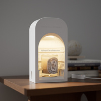 Lampe diffuseur d'arômes électrique à gradateur 20W Colonne romaine en lambeaux Midcentury Flexible Simple Home Decoration for Bedroom Essential