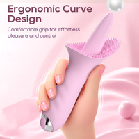 Sexspielzeug Vibrator für Frauen Zungenstimulator 10 Modi Wasserdicht Diskret Kompakt Leichtgewichtig Sexspielzeuge