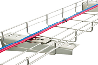 Panier de câblage en treillis métallique galvanisé sur mesure pour projets de gestion des câbles sous plancher