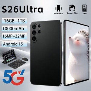 Tablet S26 Ultra con Logo OEM, Display AMOLED <span class=keywords><strong>da</strong></span> 11 pollici 120Hz, 16GB RAM, 1TB ROM, Fotocamera 108MP, Batteria 8000mAh, 5G, Stampa Serigrafica, Incisione Laser, Vendita all'ingrosso OEM, Design Globale - Product Image 5