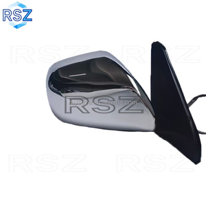 RAYSEZE LC para 2003 2008 Toyota <span class=keywords><strong>Land</strong></span> <span class=keywords><strong>Cruiser</strong></span> Prado FJ120 espejo retrovisor lateral espejo retrovisor cromado 87940-6A270 87910-6A400 - Product Image 1