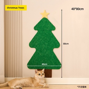 Christmas Self-Adhesive Carpet Wall Stickers Wear-Resistant <b>Cat</b> Climbing Mat Sofa Pet Interactive Movement Toys - Product Image 2