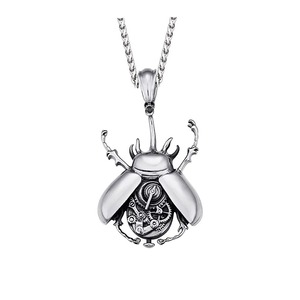 Collar con Colgante de Insecto Mecánico Steampunk yunnique, de Acero Inoxidable, Joyería de Moda Unisex, Regalo - Product Image 5