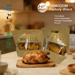 Sachets en maille de sécurité imprimés sur mesure, refermables, en papier kraft, de qualité <span class=keywords><strong>alimentaire</strong></span>, biodégradables, pour emballage de chocolat et de snacks - Product Image 3