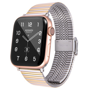 Bracelet de montre intelligente pour IWatch Series <span class=keywords><strong>8</strong></span> 7 Se 6 5 Bracelet en acier inoxydable pour Bracelet <span class=keywords><strong>Applewatch</strong></span> <span class=keywords><strong>45mm</strong></span> 41mm 44mm 40mm 42mm 38mm - Product Image 3