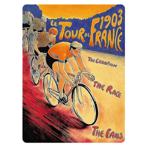 Plaque murale en métal 1948 Tour <span class=keywords><strong>De</strong></span> France Bicycle Race Paris Vintage Travel Art Poster Decor House Home Tin Signs 8X12 Inch - Product Image 3