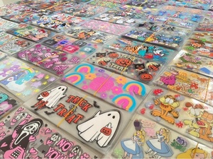 Venta al por Mayor de Más de 8000 Diseños de Transfers Envolventes UV DTF de Alta Calidad para Vasos Libbey de 40oz, 20oz y 16oz, Impresión para Latas de Vidrio con Dibujos Animados, Envolturas UV DTF para Tazas - Product Image 2