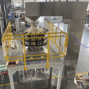 Báscula combinada de pesadora multicabezal con máquina de embalaje Nuts Chips Feed Granule Bag Packing Machine - Product Image 4