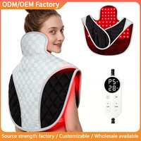 EYCO Nouveau Gilet de Thérapie par Lumière Rouge de Grade Médical Veste Portable pour la Récupération Corporelle Lumière 660nm Ciblant les Douleurs d'Épaule et de Dos