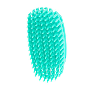 Scalp Massage Hair <b>Brush</b> Plastic Blue Dual Use For Wet And Dry <b>Shampoo</b> Comb - Product Image 3