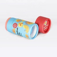 Dessus de déodorant personnalisé hébergeant des cosmétiques Bâton de déodorant biodégradable Tube en papier design de dessus de tube en papier déodorant