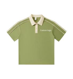 Camiseta Polo de Manga Corta para Hombre, Nueva Colección Verano 2026, Marca de Moda, Estilo Casual de Alta Gama con Cuello de Solapa a Rayas - Product Image 1