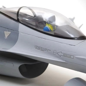 Avion de chasse RC F-16C Fighting Falcon FMS <span class=keywords><strong>70mm</strong></span> <span class=keywords><strong>EDF</strong></span> haute performance avec 5 kits de décalcomanies, moteur brushless KV1850 et ESC - Product Image 4