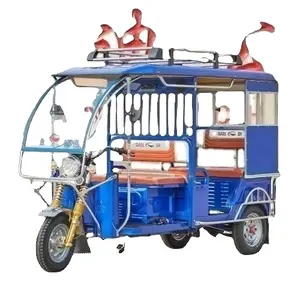 2024优化新型号工厂价格出租车bajaji tuktuk折叠座椅电动三轮车