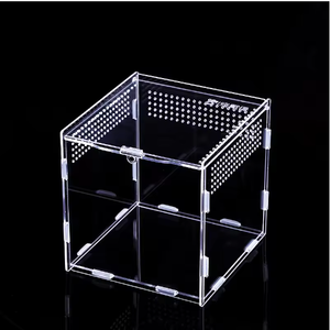 기본 조립 아크릴 파충류 인클로저 쉬운 조립 기본 주택 사용에 이상적 - Product Image 3