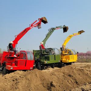 掘削機4輪駆動車輪付きエンジニアリング建設用農業用 - Product Image 2