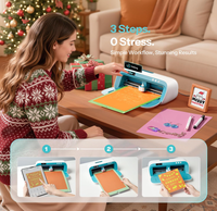 Likcut S41 Kit Imprimible, Máquina Cortadora de Vinilo, Cortadora de Pegatinas de Última Generación, Plotter Gráfico DIY para Decoración de Habitaciones