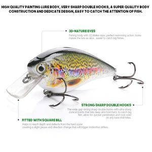 VTAVTA — leurre méné Spinner Popper avec hameçon, mini appât artificiel idéal pour la pêche au méné, 7cm, 15g - Product Image 2