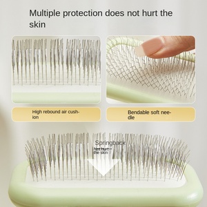 Nouvelle brosse démêlante pour animaux de compagnie, peigne à picots pour chien et chat, brosse de massage domestique pour l'entretien de la beauté des animaux - Product Image 5