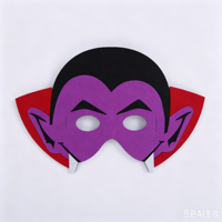 Masques en feutre DIY pour enfants – Déguisements d'Halloween, masques pour les yeux, décorations de costumes de maternelle, spectacles de festival, numérique moderne