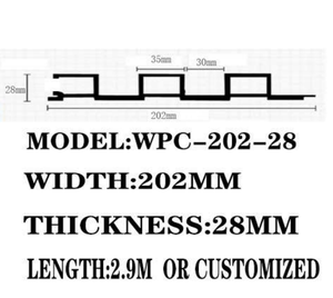 Panneau mural en composite bois-plastique moderne de l'usine <span class=keywords><strong>WYC</strong></span> Revêtement mural ignifuge insonorisé imperméable pour application en salle de sport - Product Image 3
