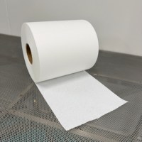 Professionelle Vliesstoff-Wischrollen Industriequalität Reinigungsmaterial Fusselarmes Zellulose-Polyester-Mischmaterial