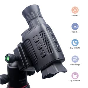 กล้องมองกลางคืนแบบตาเดียว 4K พกพาสะดวก สำหรับการล่าสัตว์และดูสัตว์ป่า - Product Image 4